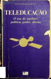 book Teleducação - o uso de satélites: política, poder, direito