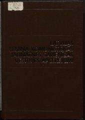 book Latvijas Ļeņina Komunistiskās Jaunatnes Savienības vēstures apcerējumi (1919—1986)