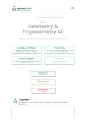 book Revision village Math AI SL - Geometry & Trigonometry - Medium Difficulty Questionbank