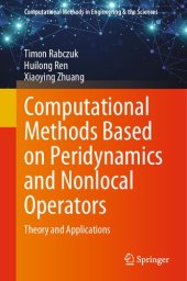 book Computational Methods Based on Peridynamics and Nonlocal Operators. Theory and Applications