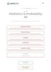 book Revision village Math AI SL - Statistics & Probability - Easy Difficulty Questionbank