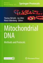 book Mitochondrial DNA: Methods and Protocols