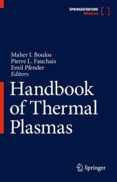 book Handbook of Thermal Plasmas