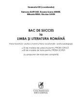 book BAC DE SUCCES la LIMBA SI LITERATURA ROMANA