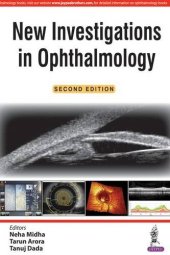 book New Investigations in Ophthalmology