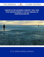 book Europe in the Sixteenth Century, 1494-1598, Fifth Edition