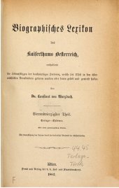 book Biographisches Lexikon des Kaiserthums Oesterreich : enthaltend die Lebensskizzen der denkwürdigen Personen, welche 1750 bis 1850 im Kaiserstaate und in seinen Kronländern gelebt haben / Terlago - Thürmer