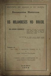 book Documentos Históricos I - Os Holandeses no Brasil