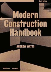 book Modern Construction Handbook