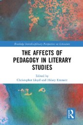 book The Affects of Pedagogy in Literary Studies