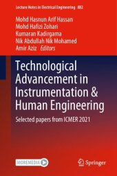 book Technological Advancement in Instrumentation & Human Engineering: Selected papers from ICMER 2021