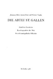 book Die Abtei St. Gallen: Abriss der Geschichte; Kurzbiographien der Äbte; Das stift-sanktgallische Offizialat