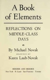 book Book of Elements - Reflections on Middle-Class Days