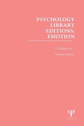 book Psychology Library Editions: Emotion, 12-Volume Set