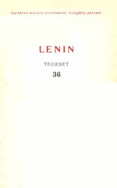 book V. I. Lenin. Teokset