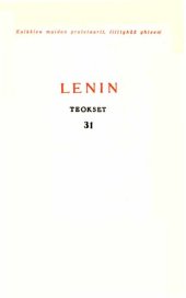 book V. I. Lenin. Teokset