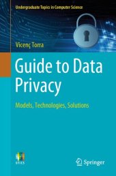 book Guide to Data Privacy. Models, Technologies, Solutions