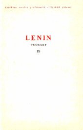 book V. I. Lenin. Teokset