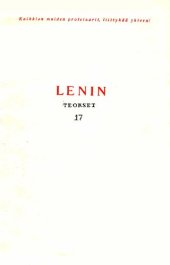 book V. I. Lenin. Teokset