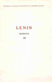 book V. I. Lenin. Teokset