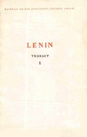 book V. I. Lenin. Teokset