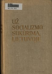 book Už socializmo sukūrimą Lietuvoje