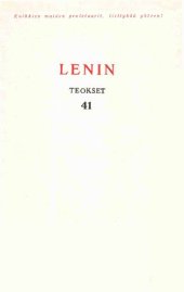 book V. I. Lenin. Teokset