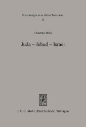 book Juda - Jehud - Israel: Studien zum Selbstverständnis des Judentums in persischer Zeit