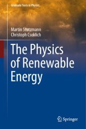 book The Physics of Renewable Energy