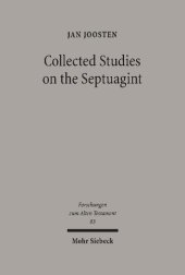 book Collected Studies on the Septuagint: From Language to Interpretation and Beyond