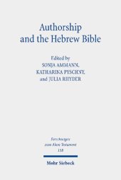 book Authorship and the Hebrew Bible