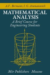 book Mathematical Analysis: A Brief Course for Engineering Students