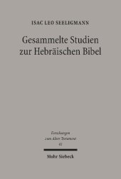 book Gesammelte Studien zur Hebräischen Bibel