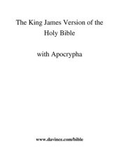 book Holy Bible with Apocrypha - KJV - The King James Version