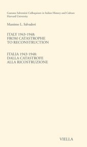 book Italy 1943-1948: From catastrophe to reconstruction