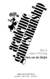 book Academic Gamesmanship;: How to Make a Ph.D. Pay