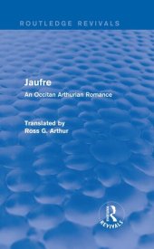 book Jaufre: An Occitan Arthurian Romance