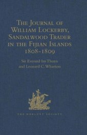 book The Journal of William Lockerby, Sandalwood Trader in the Fijian Islands during the Years 1808-1809