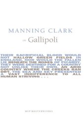 book Manning Clark on Gallipoli