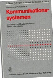 book Dienste und Protokolle in Kommunikationssystemen