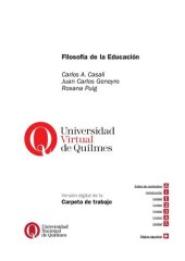 book Filosofía de la educación