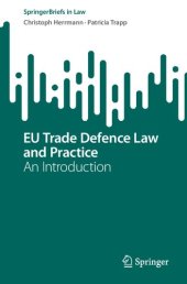 book EU Trade Defence Law and Practice: An Introduction