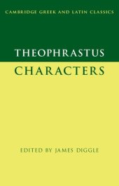 book Theophrastus: Characters