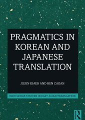 book Pragmatics in Korean and Japanese Translation