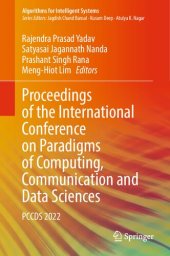 book Proceedings of the International Conference on Paradigms of Computing, Communication and Data Sciences: PCCDS 2022