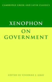 book Xenophon: On Government