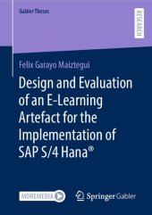 book Design and Evaluation of an E-Learning Artefact for the Implementation of SAP S/4HANA®