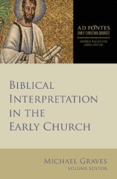 book Biblical Interpretation in the Early Church