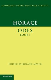 book Horace: Odes Book I