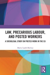 book Law, Precarious Labour and Posted Workers: A Sociolegal Study on Posted Work in the EU